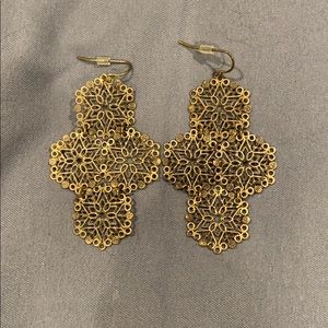 My favorite gold colored dangle earrings!